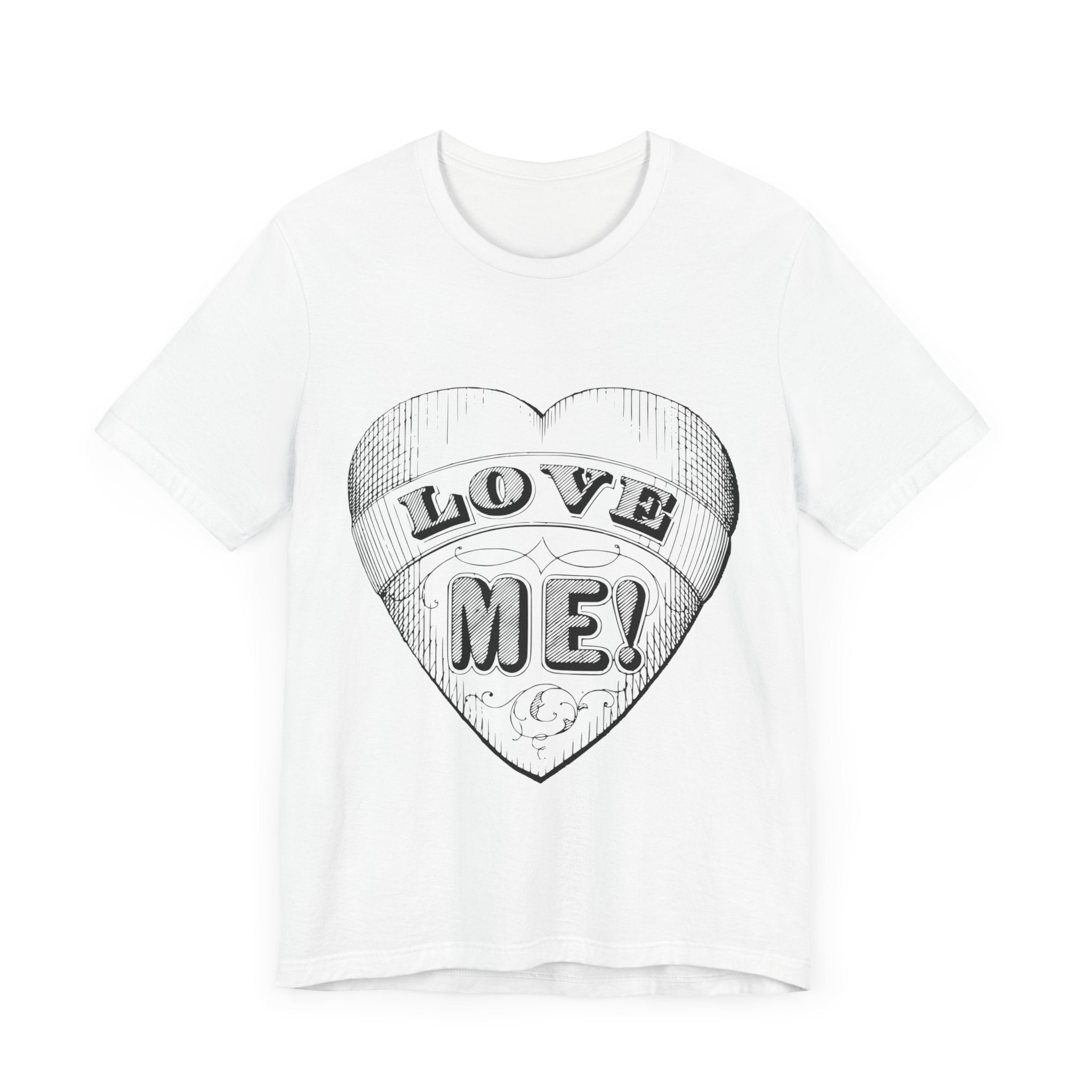 Custom Retro - a - go - go Series Love Me Unisex Jersey Short Sleeve T - Shirt - POPvault