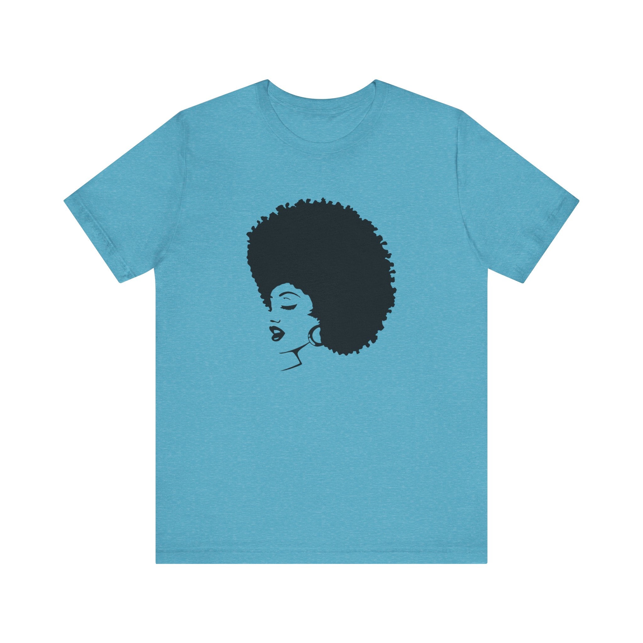 Custom Retro - a - go - go Series 70's Afro Unisex Jersey Short Sleeve T - Shirt - POPvault