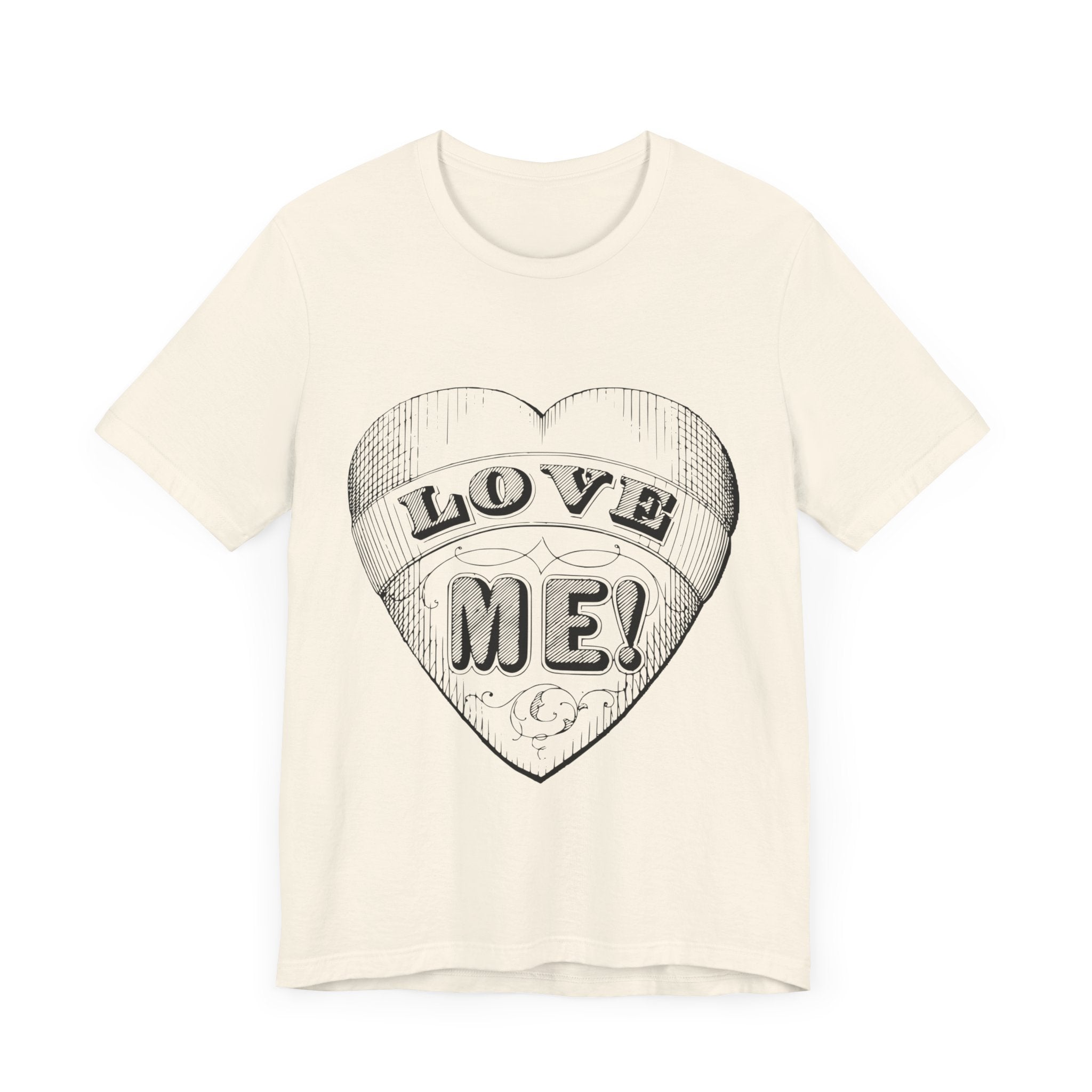 Custom Retro - a - go - go Series Love Me Unisex Jersey Short Sleeve T - Shirt - POPvault