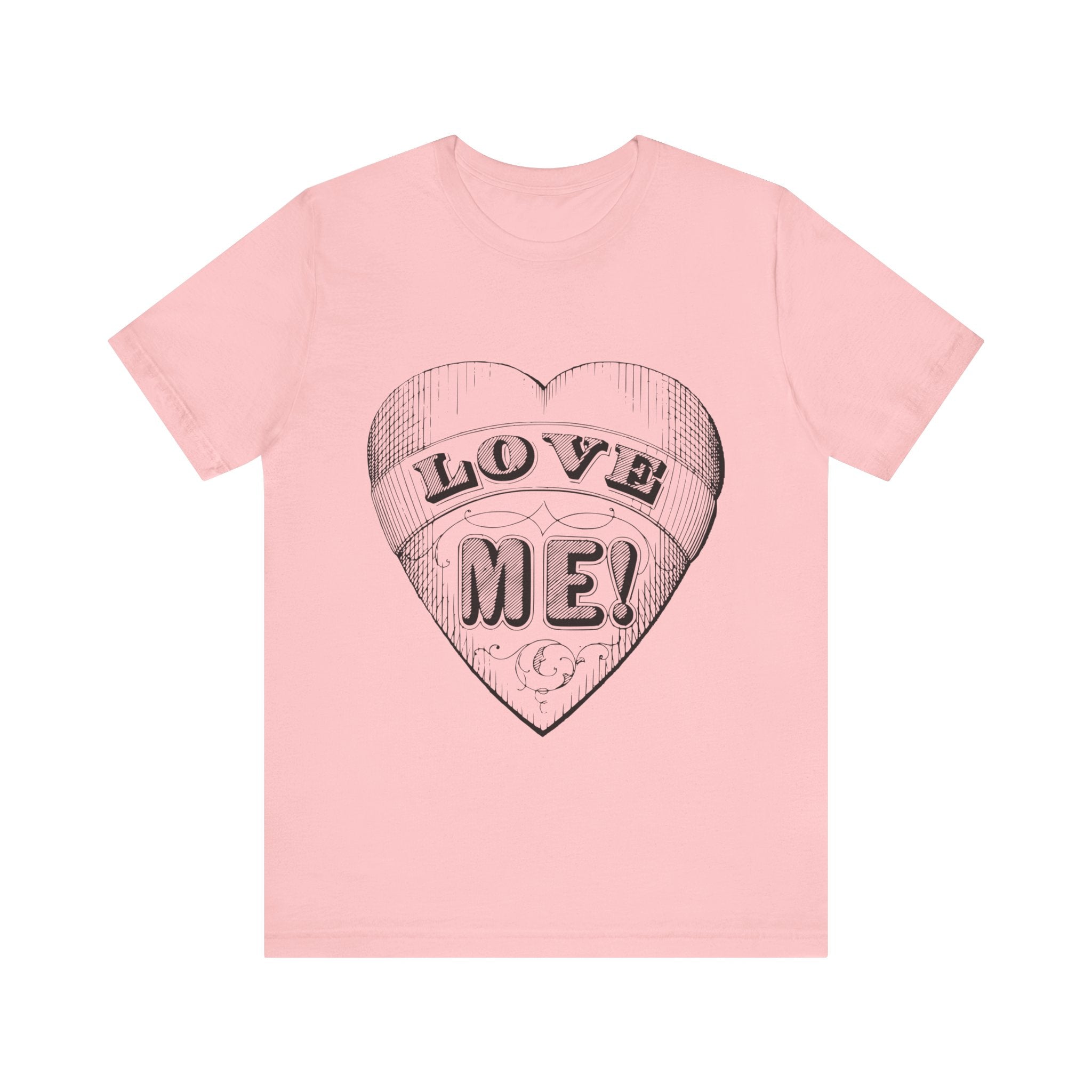 Custom Retro - a - go - go Series Love Me Unisex Jersey Short Sleeve T - Shirt - POPvault