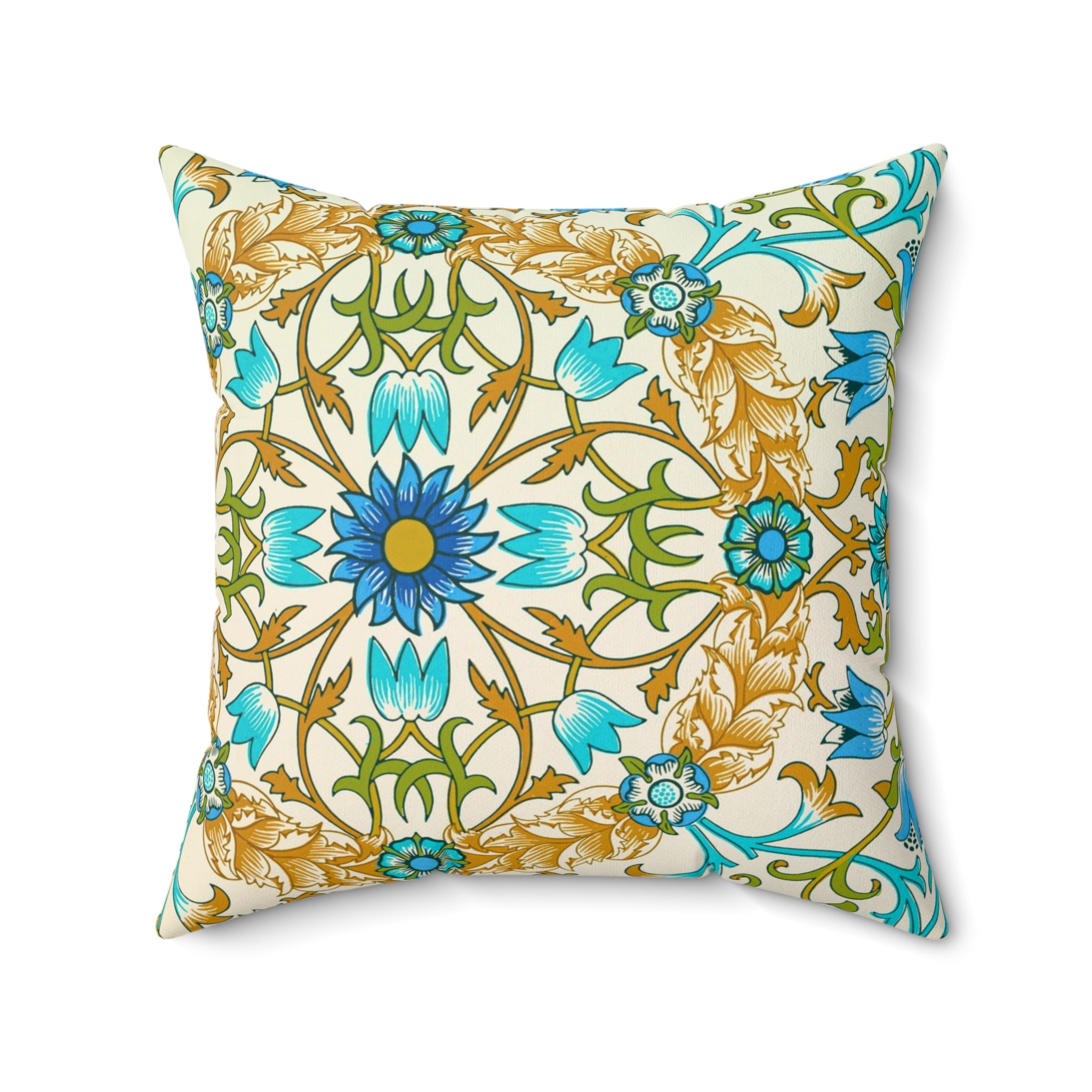 Masters of Art William Morris Cray Square Indoor Accent Pillow V.10