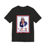 POP Culture Classics Get Out and Vote Unisex Jersey Short Sleeve T-Shirt