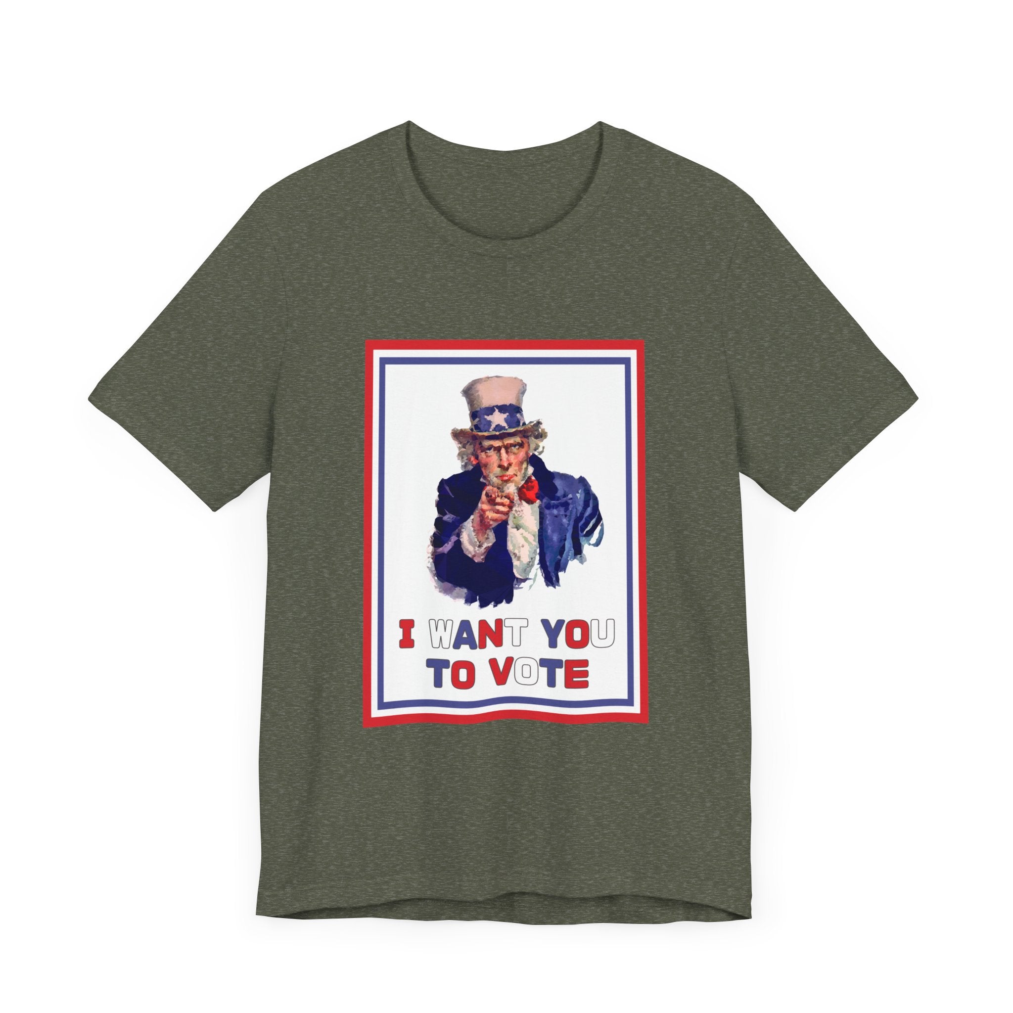 POP Culture Classics Get Out and Vote Unisex Jersey Short Sleeve T-Shirt