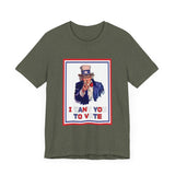 POP Culture Classics Get Out and Vote Unisex Jersey Short Sleeve T-Shirt