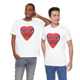 Custom Retro - a - go - go Series Love Me Color Unisex Jersey Short Sleeve T - Shirt - POPvault