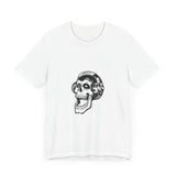 POP Culture Classics Headphones Skull Unisex Jersey Short Sleeve T-Shirt