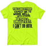 I Can't Do Both - Safety Yellow T-Shirt