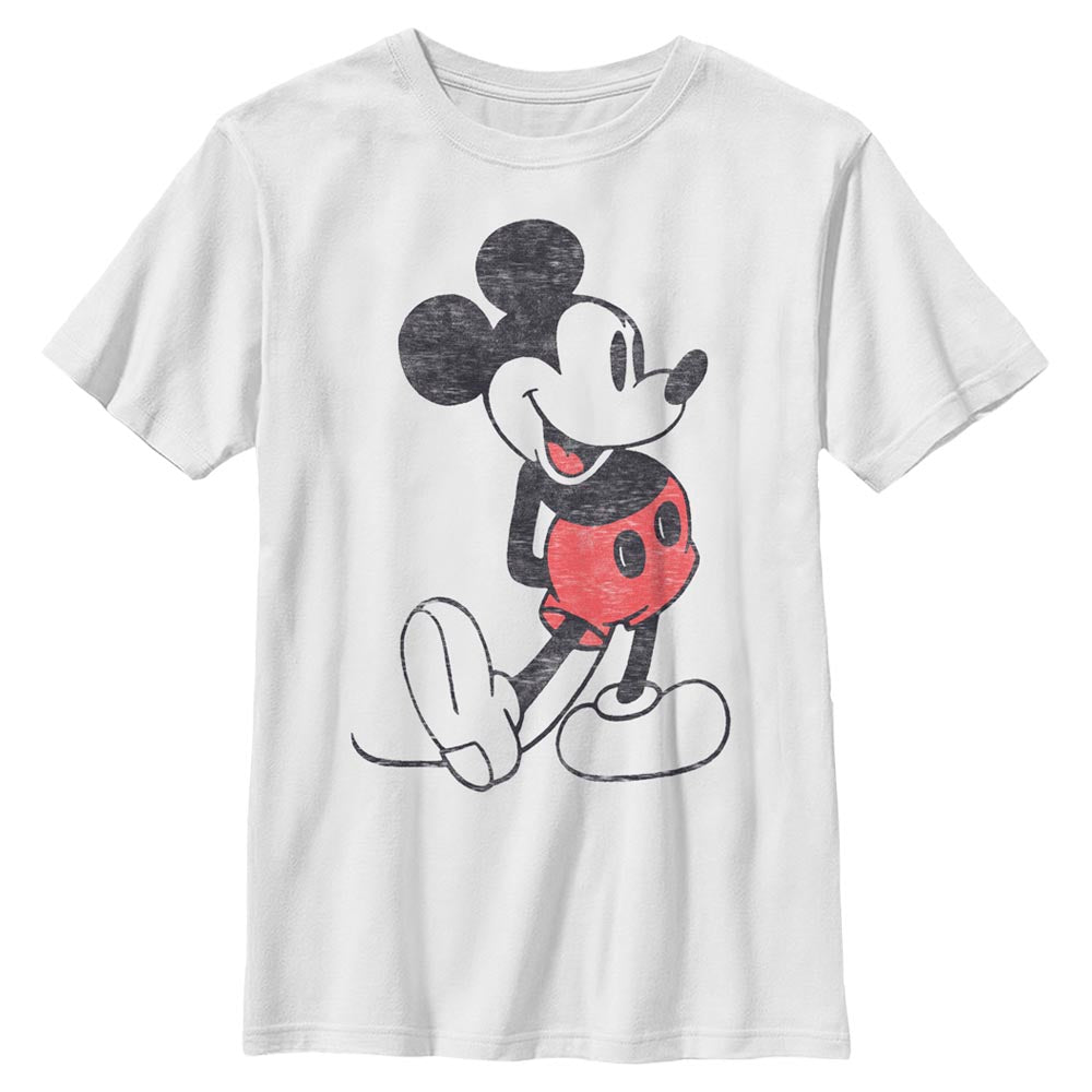 Boy's Disney Mouse Pose Distressed T-Shirt