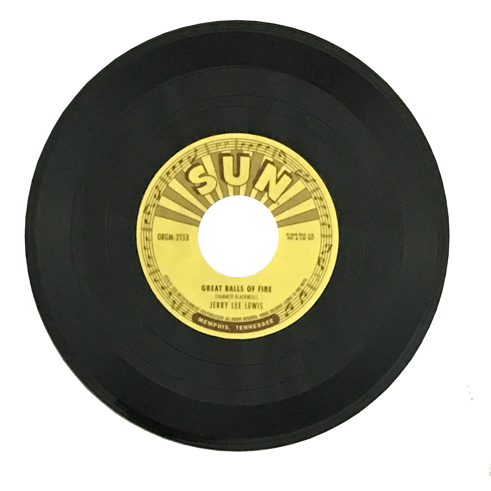 Jerry Lee Lewis - Great Balls of Fire Sun Records 3-inch Vinyl Single