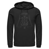 Men's Star Wars Darth Vader Face Lightweight Hoodie