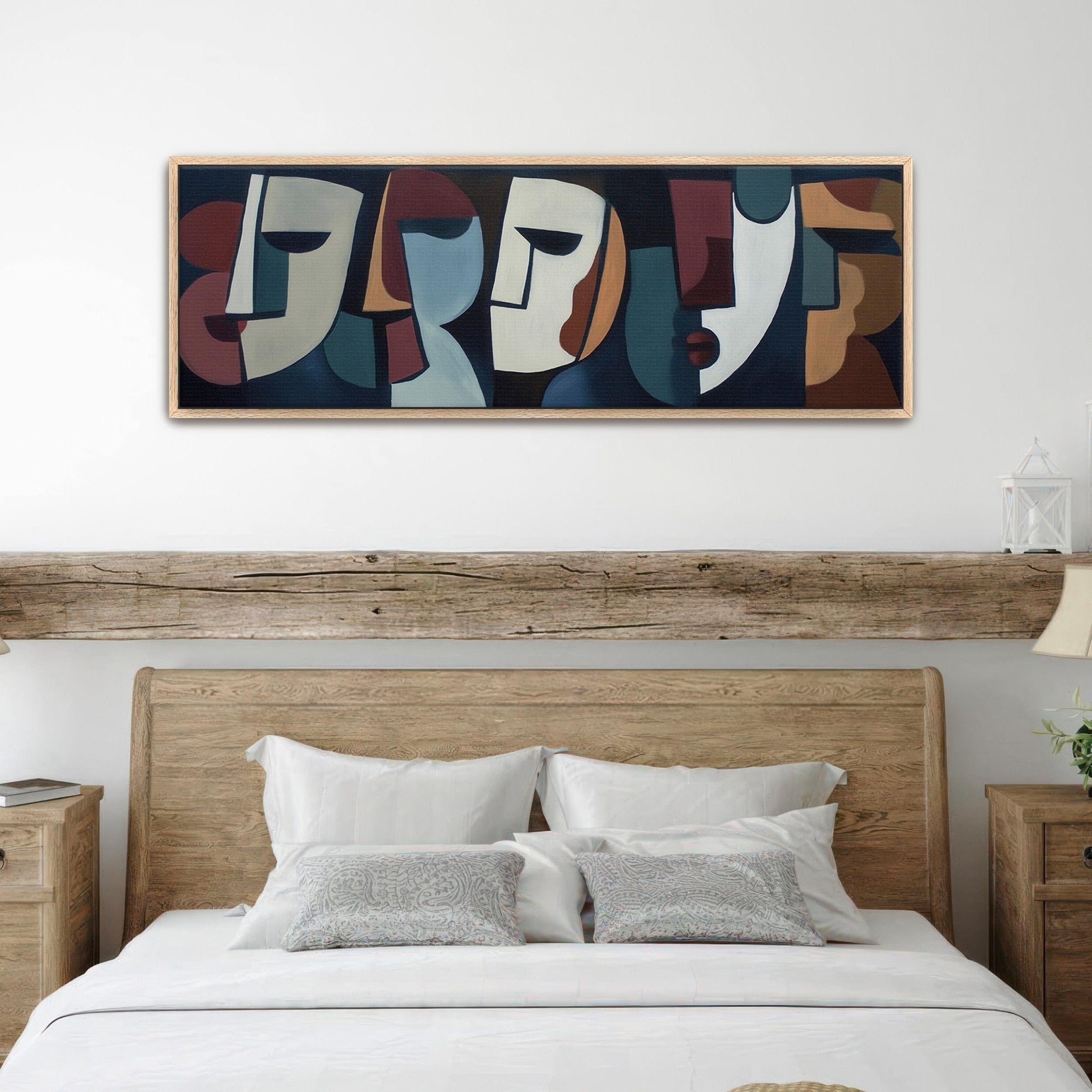 Abstract Cubist Canvas Wall Art - POPvault