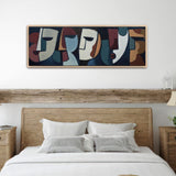 Abstract Cubist Canvas Wall Art - POPvault
