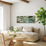 Abstract Garden Pond Canvas Art Print - POPvault