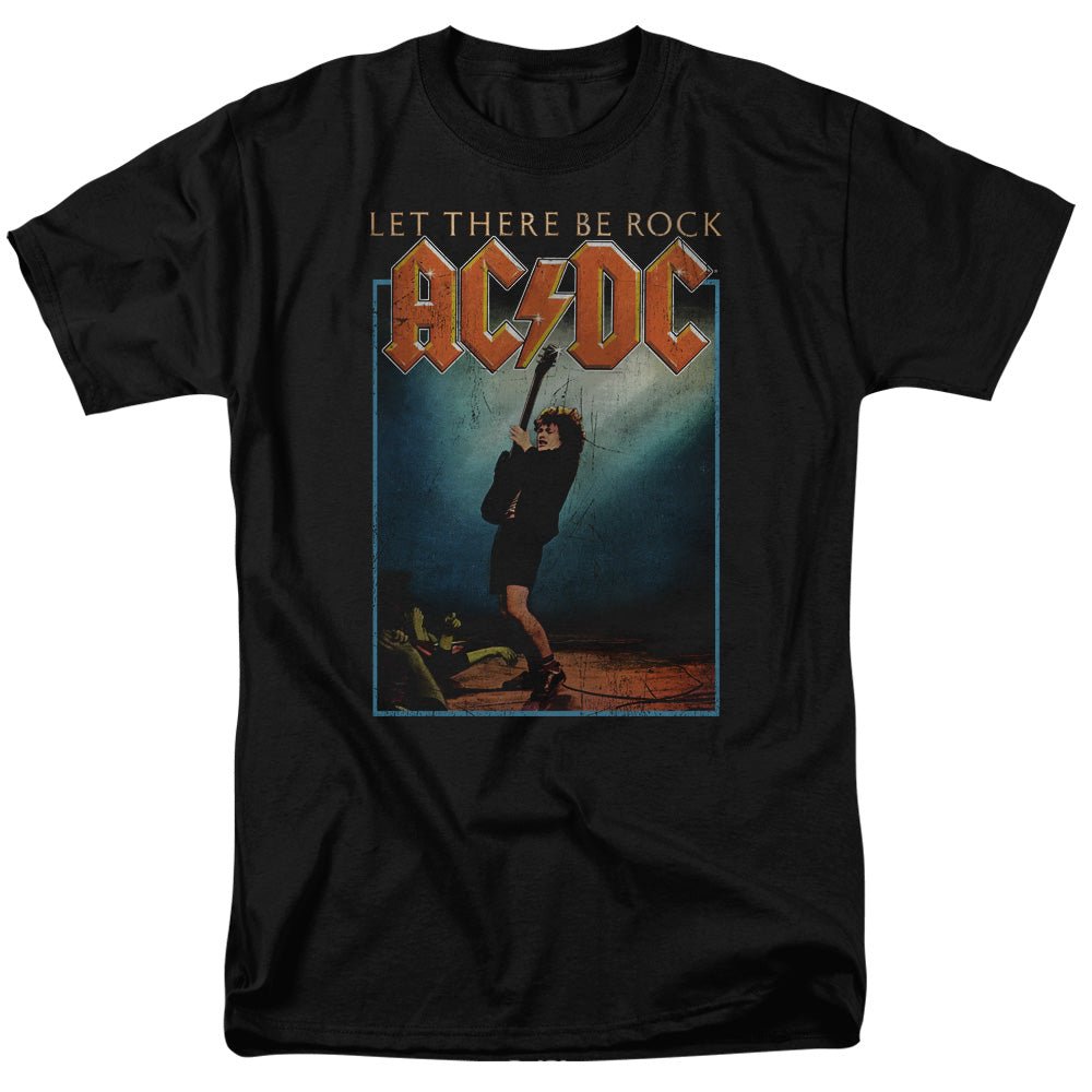 AC/DC Let There Be Rock Mens T Shirt Black - POPvault