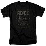 AC/DC Rock Label Mens T Shirt Black - POPvault