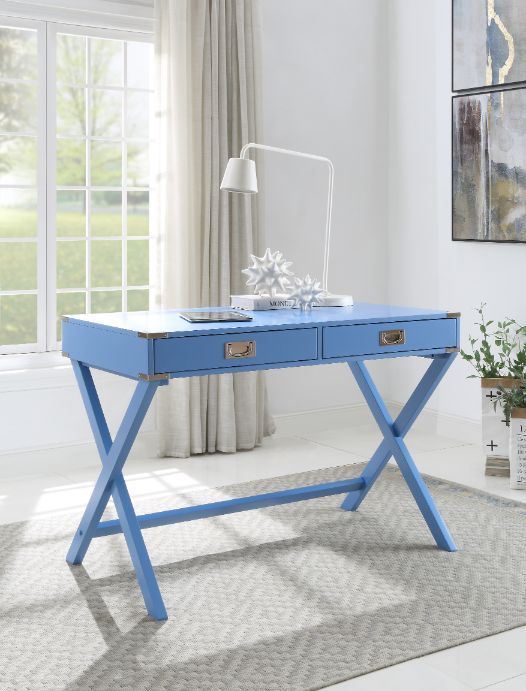 ACME Amenia Blue Writing Desk - POPvault