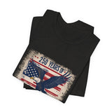 America 250 Commemorative 250 Distressed Graphic Unisex Jersey Short Sleeve T-Shirt - POPvault
