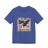 America 250 Commemorative 250 Distressed Graphic Unisex Jersey Short Sleeve T-Shirt - POPvault