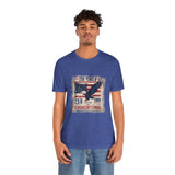 America 250 Commemorative 250 Distressed Graphic Unisex Jersey Short Sleeve T-Shirt - POPvault