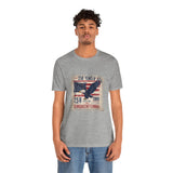 America 250 Commemorative 250 Distressed Graphic Unisex Jersey Short Sleeve T-Shirt - POPvault