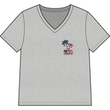 America 250 Commemorative 250 Years Of Freedom Women's Jersey Short Sleeve V-Neck T-Shirt-POPvault