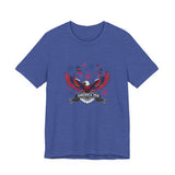 America 250 Commemorative Bald Eagle V.2 Unisex Jersey Short Sleeve T-Shirt - POPvault