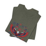 America 250 Commemorative Bald Eagle V.2 Unisex Jersey Short Sleeve T-Shirt - POPvault