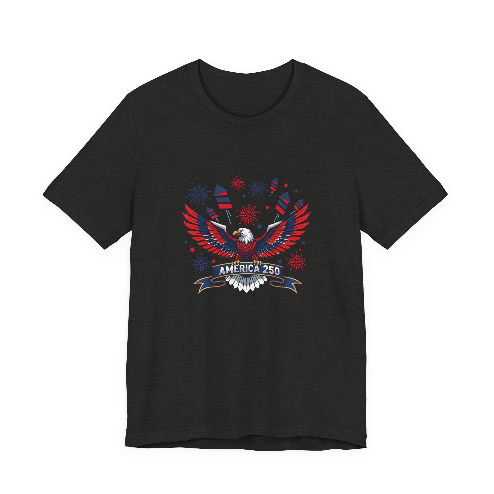 America 250 Commemorative Bald Eagle V.2 Unisex Jersey Short Sleeve T-Shirt - POPvault