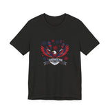 America 250 Commemorative Bald Eagle V.2 Unisex Jersey Short Sleeve T-Shirt - POPvault