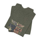 America 250 Commemorative Established 1776 Unisex Jersey Short Sleeve T-Shirt - POPvault