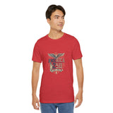 America 250 Commemorative Established 1776 Unisex Jersey Short Sleeve T-Shirt - POPvault