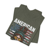 America 250 Commemorative Lady Liberty Unisex Jersey Short Sleeve T-Shirt - POPvault