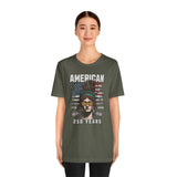 America 250 Commemorative Lady Liberty Unisex Jersey Short Sleeve T-Shirt - POPvault