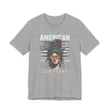 America 250 Commemorative Lady Liberty Unisex Jersey Short Sleeve T-Shirt - POPvault