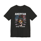 America 250 Commemorative Lady Liberty Unisex Jersey Short Sleeve T-Shirt - POPvault