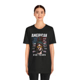 America 250 Commemorative Lady Liberty Unisex Jersey Short Sleeve T-Shirt - POPvault