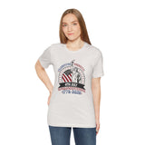America 250 Commemorative Semiquincentennial Unisex Jersey Short Sleeve T-Shirt - POPvault