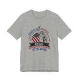 America 250 Commemorative Semiquincentennial Unisex Jersey Short Sleeve T-Shirt - POPvault