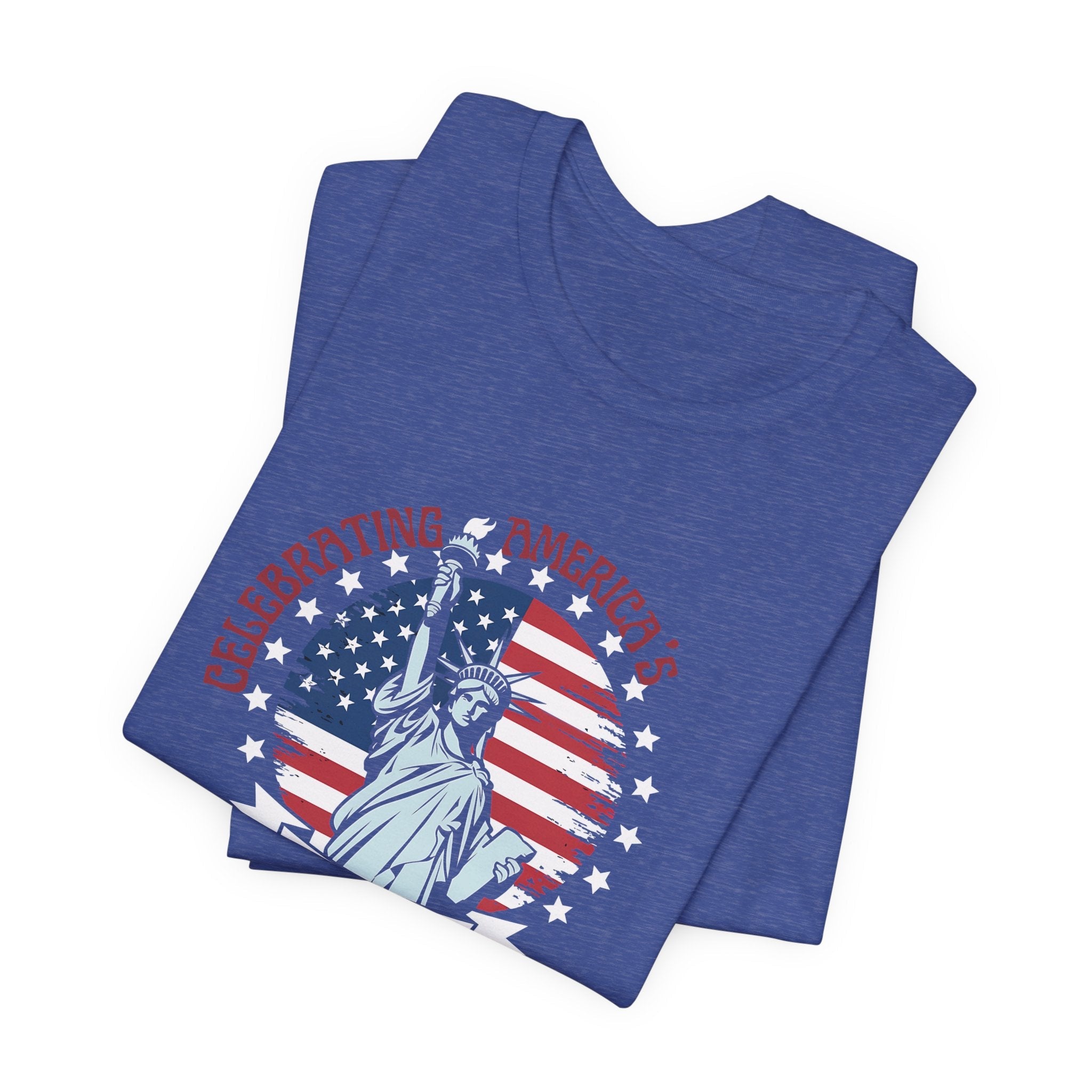 America 250 Commemorative Semiquincentennial V.2 Unisex Jersey Short Sleeve T-Shirt - POPvault