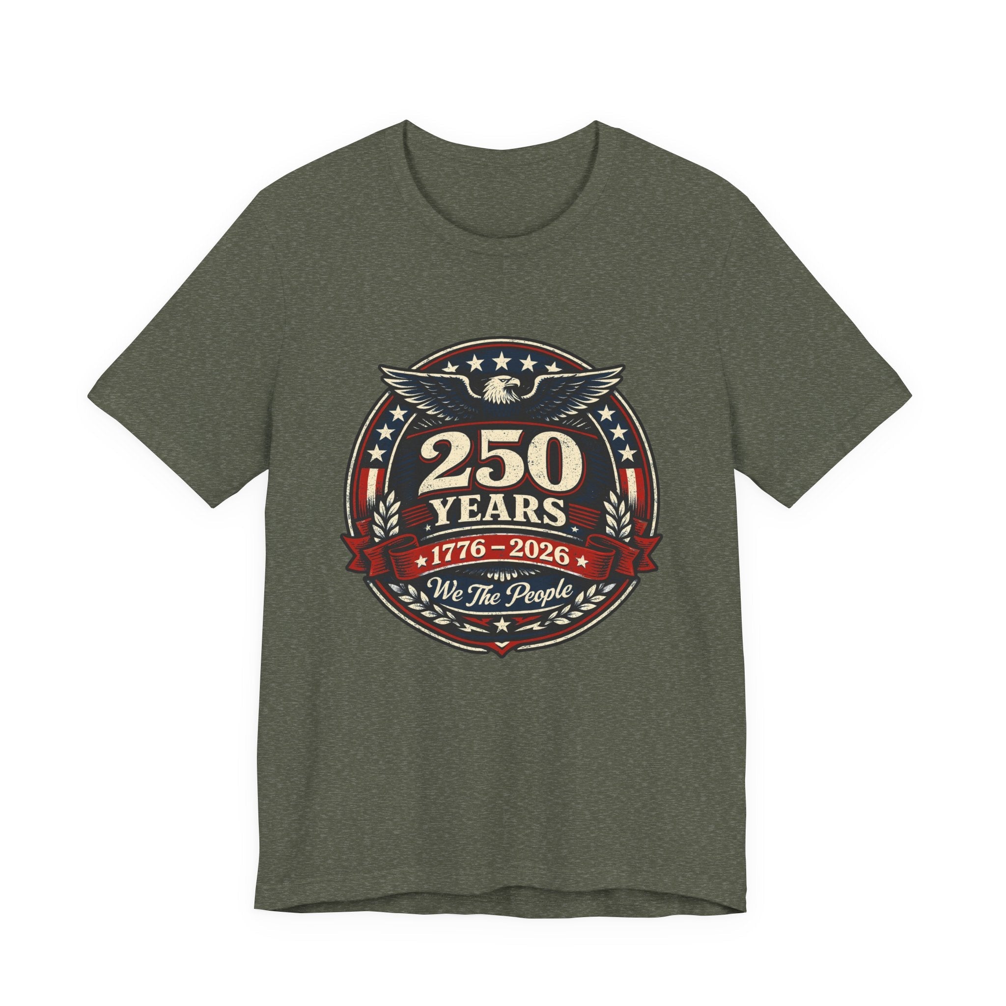 America 250 Commemorative We The People Unisex Jersey Short Sleeve T-Shirt - POPvault