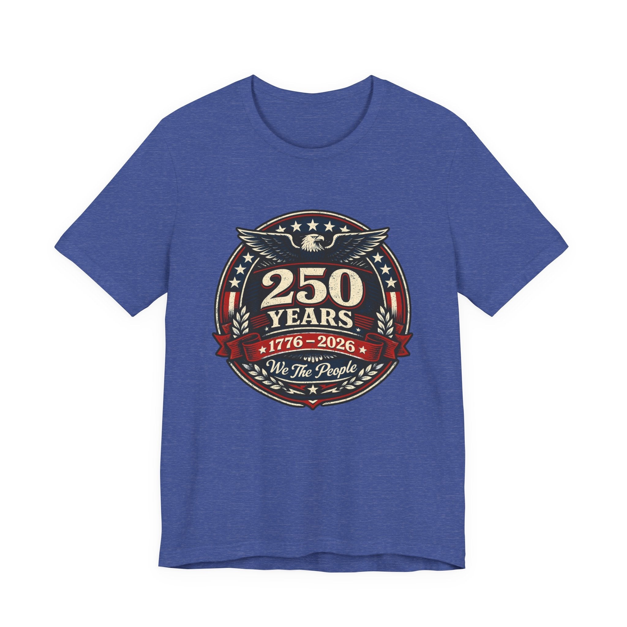 America 250 Commemorative We The People Unisex Jersey Short Sleeve T-Shirt - POPvault