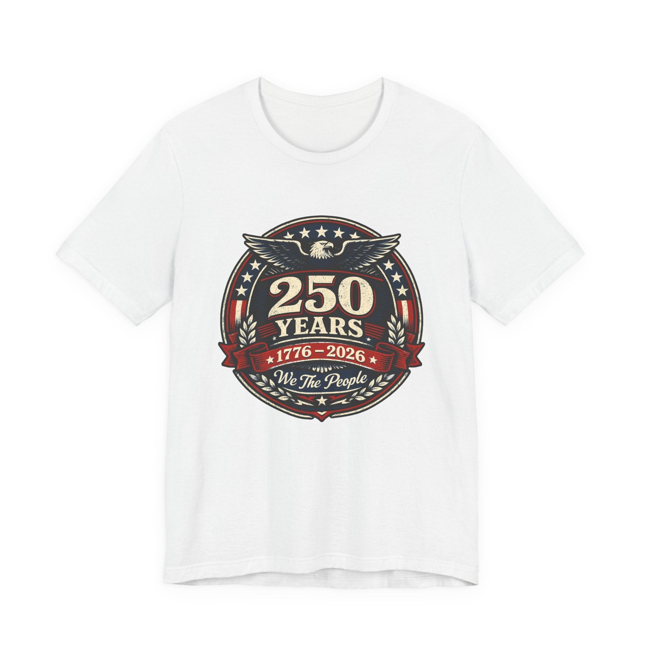America 250 Commemorative We The People Unisex Jersey Short Sleeve T-Shirt - POPvault