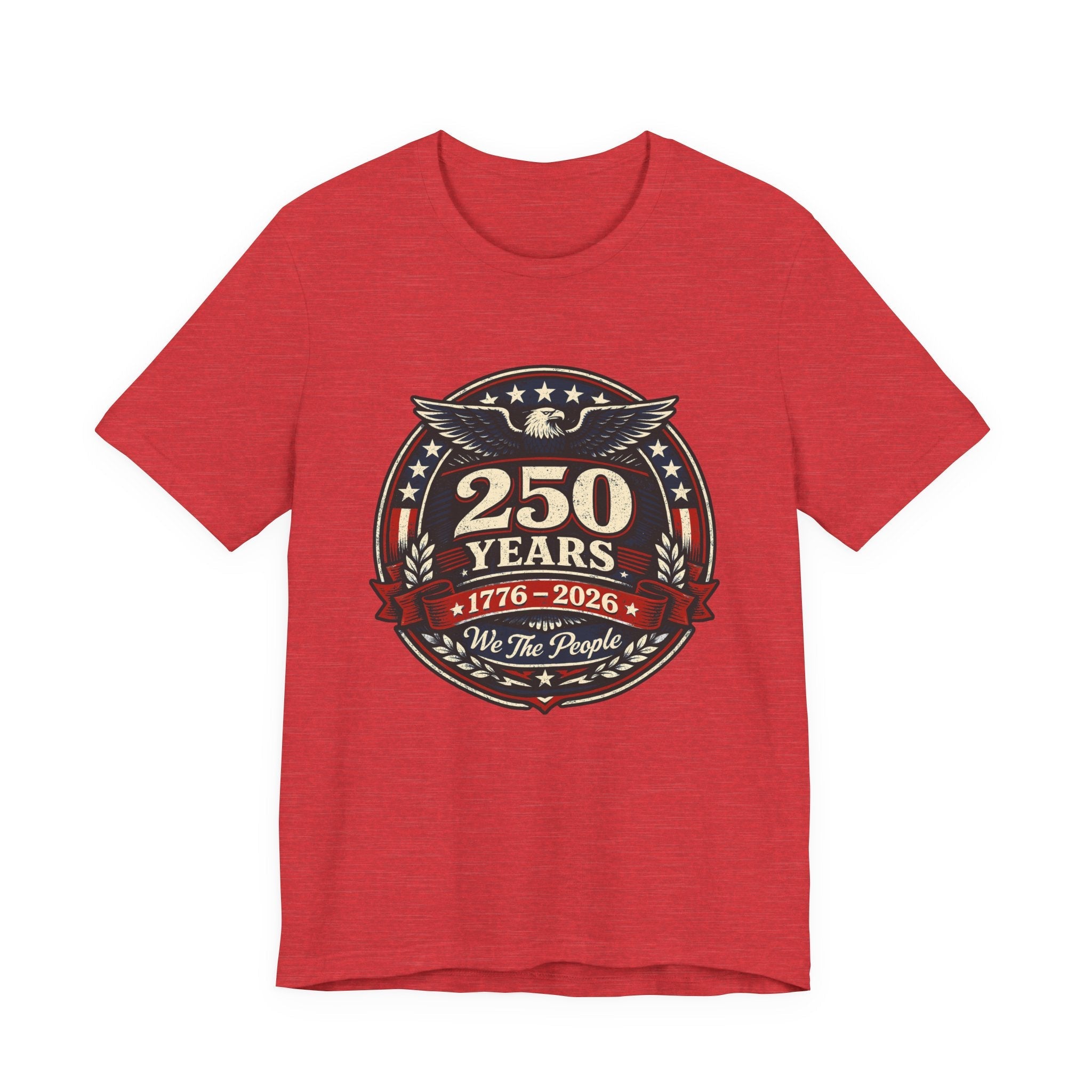 America 250 Commemorative We The People Unisex Jersey Short Sleeve T-Shirt - POPvault