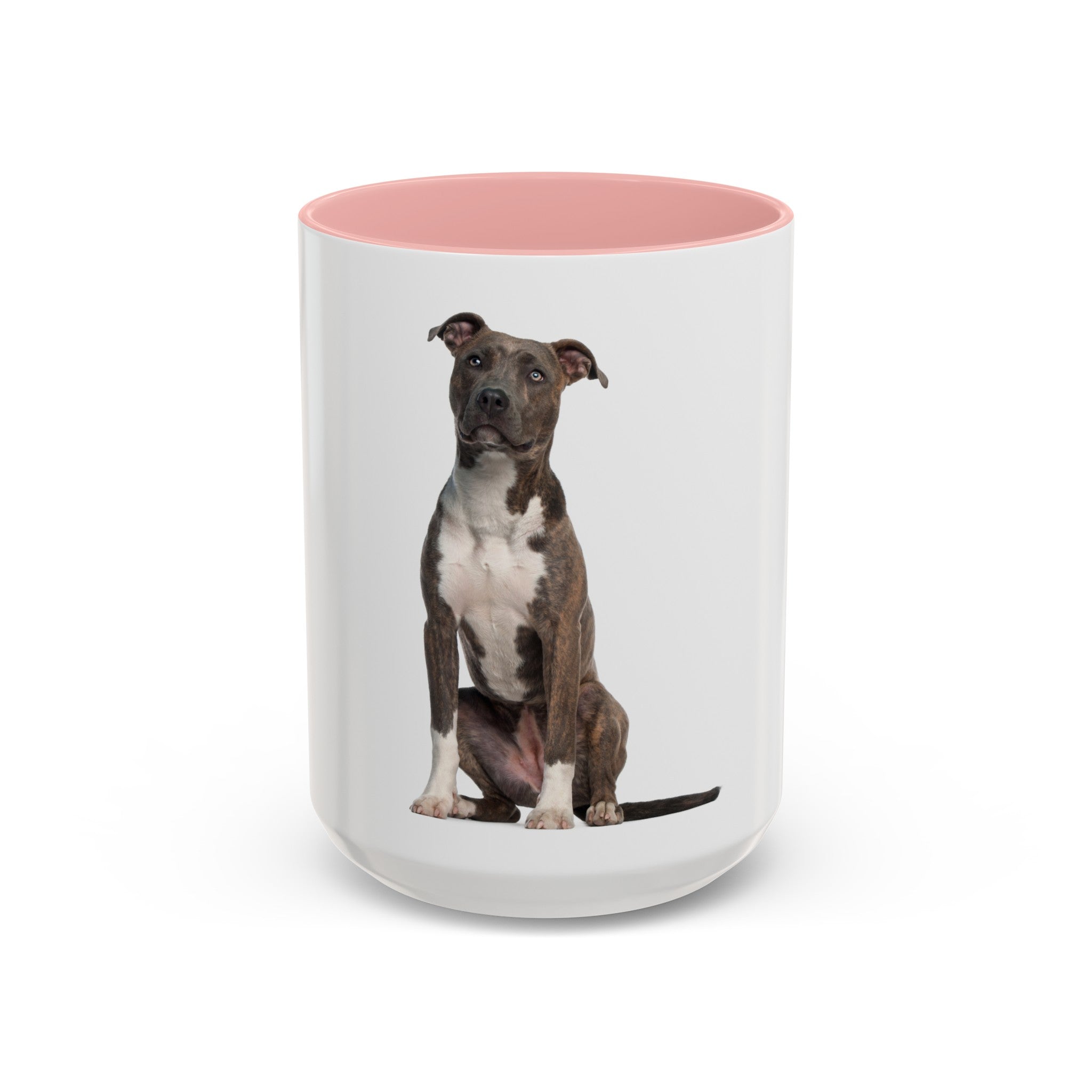 American Staffordshire Terrier Color Accent Coffee Mug (11, 15oz) - POPvault