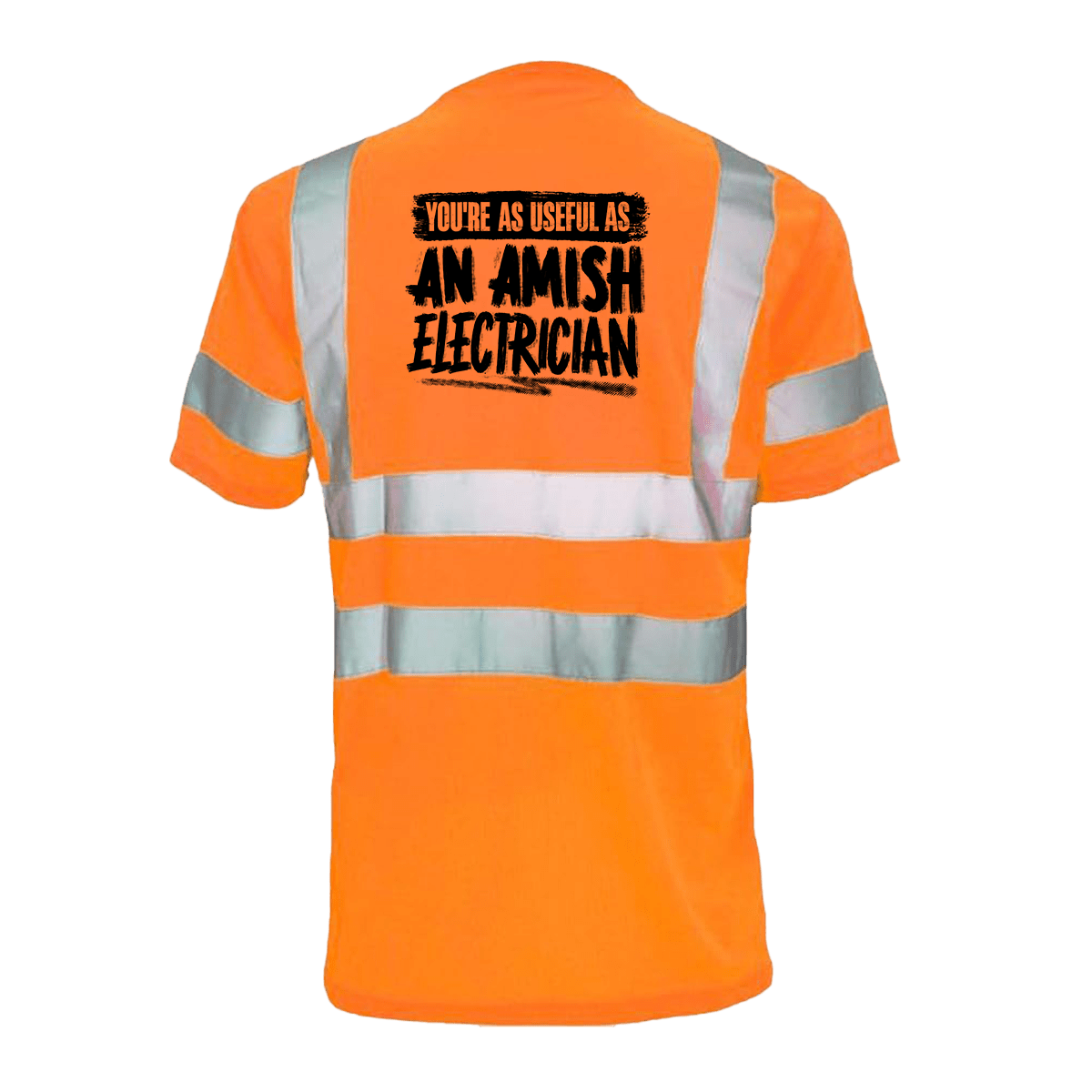 Amish Electrician - Reflective Safety T-Shirt - POPvault