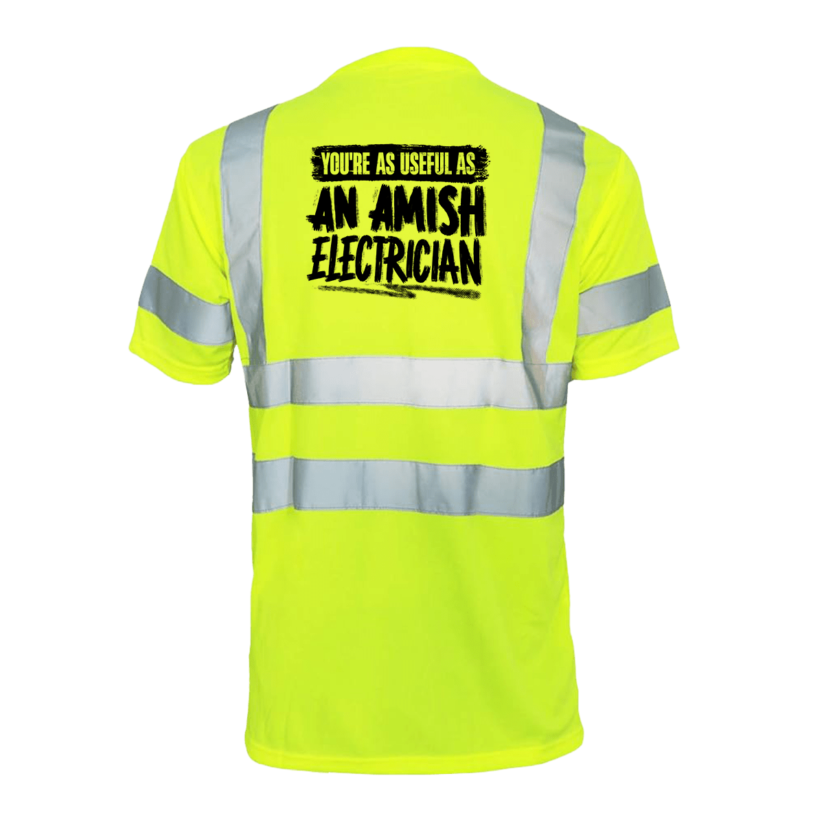 Amish Electrician - Reflective Safety T-Shirt - POPvault
