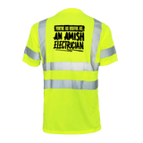 Amish Electrician - Reflective Safety T-Shirt - POPvault