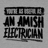 Amish Electrician - Safety Yellow Hi - Vis T-Shirt - POPvault