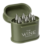 Ammunition Box Bullet Stainless Steel Whiskey Stones (Set of 6) - POPvault