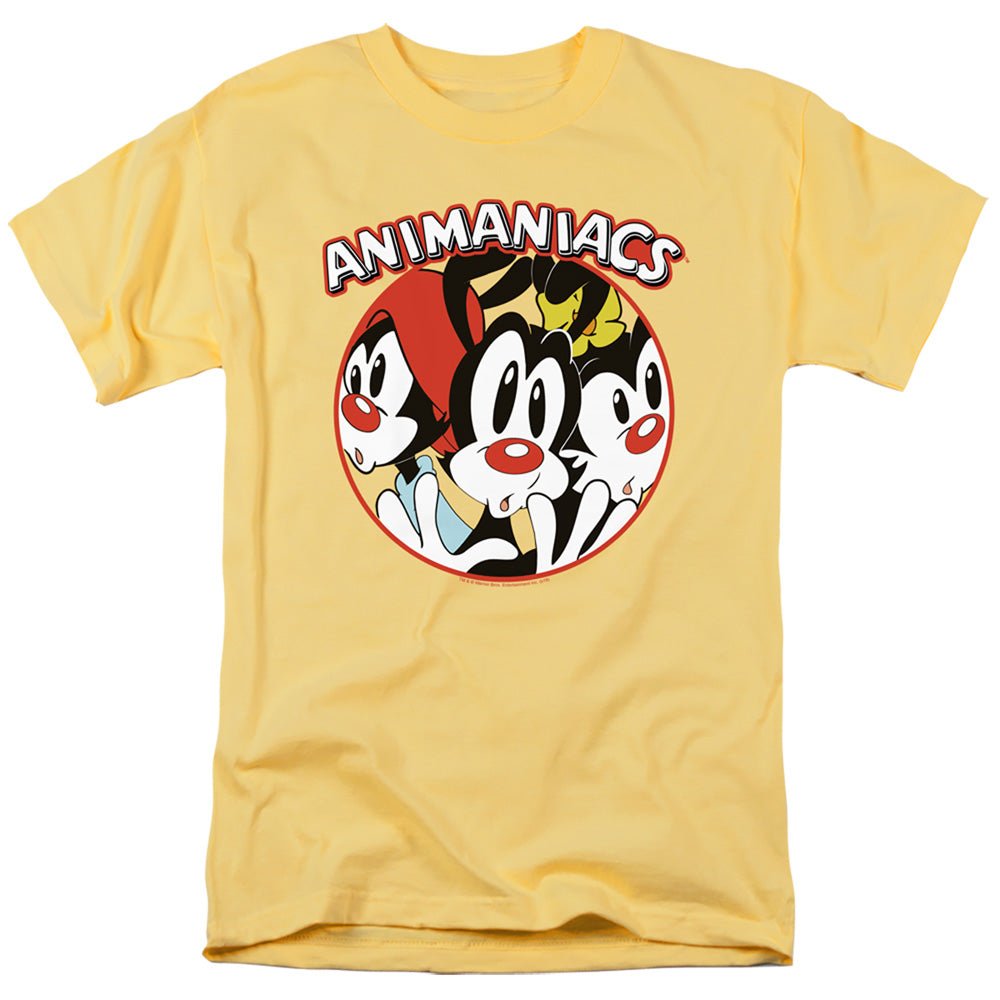 Animaniacs Crammed Mens T Shirt Yellow Officially Licensed - POPvault